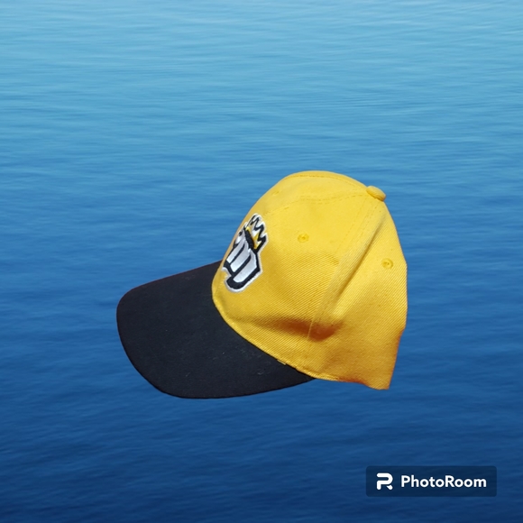 Memphis / Mississippi Riverkings minor league hockey yellow velcro strapback hat - Picture 2 of 5